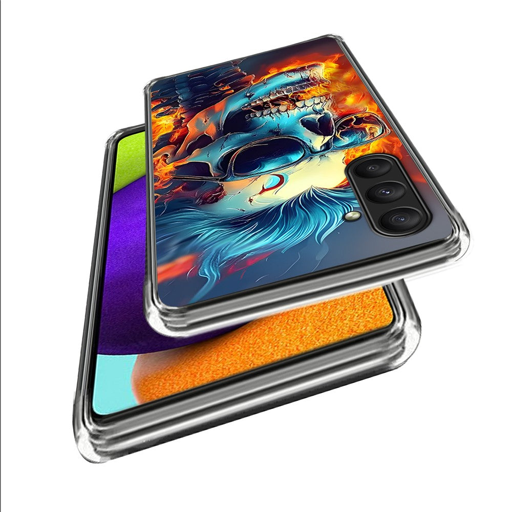 For Samsung Galaxy A25 5G (Global) (161.0 x 76.5 x 8.3mm) Case IMD Pattern Printing TPU Shockproof Phone Cover
