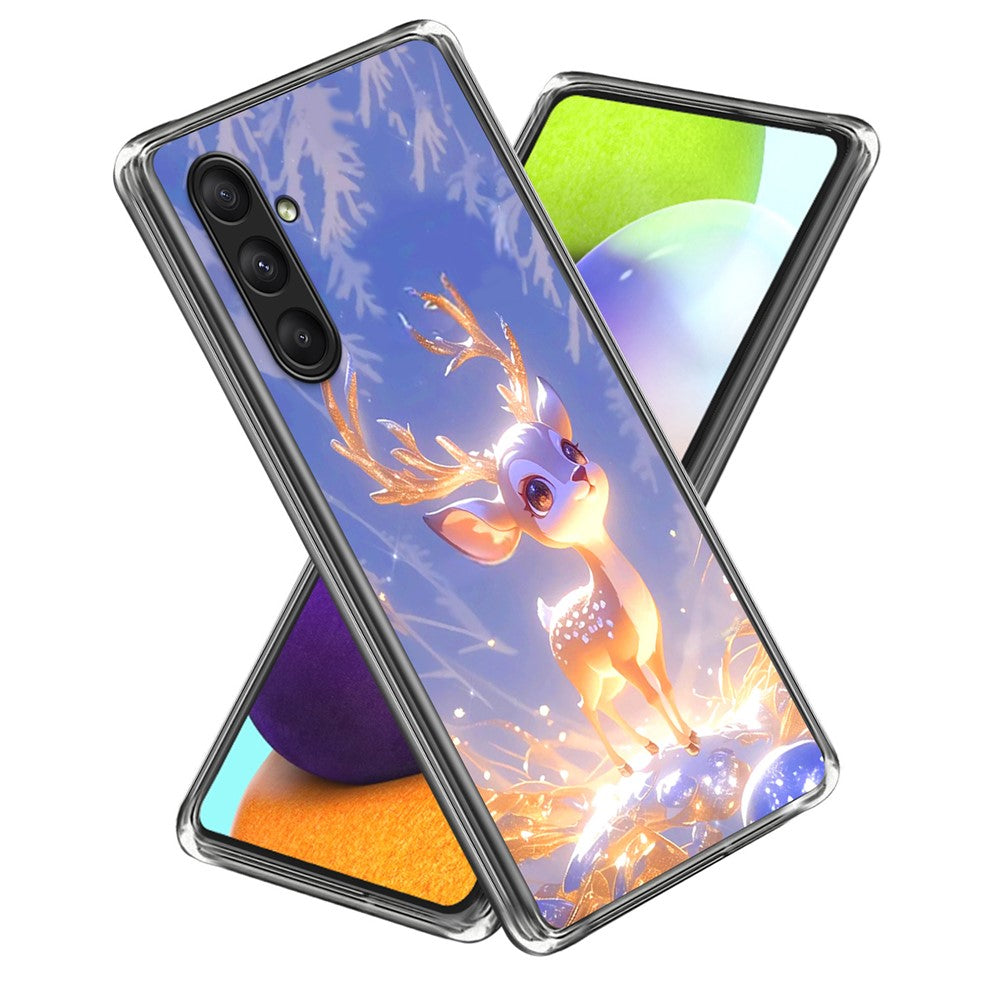 For Samsung Galaxy A25 5G (Global) (161.0 x 76.5 x 8.3mm) Case IMD Pattern Printing TPU Shockproof Phone Cover