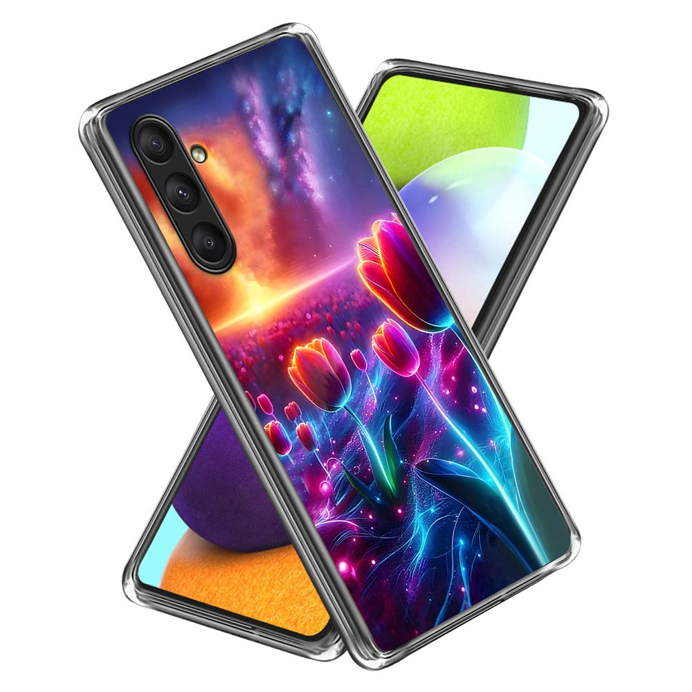For Samsung Galaxy A25 5G (Global) (161.0 x 76.5 x 8.3mm) Case IMD Pattern Printing TPU Shockproof Phone Cover