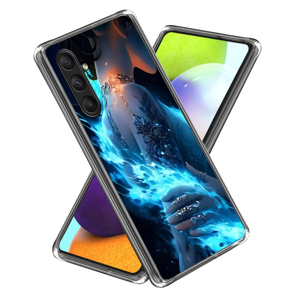 For Samsung Galaxy A25 5G (Global) (161.0 x 76.5 x 8.3mm) Case IMD Pattern Printing TPU Shockproof Phone Cover