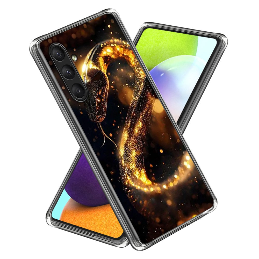 For Samsung Galaxy A25 5G (Global) (161.0 x 76.5 x 8.3mm) Case IMD Pattern Printing TPU Shockproof Phone Cover