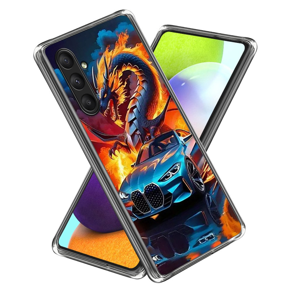 For Samsung Galaxy A25 5G (Global) (161.0 x 76.5 x 8.3mm) Case IMD Pattern Printing TPU Shockproof Phone Cover