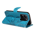 For Xiaomi Redmi Note 14 4G (164.84mm) Case Butterfly Pattern PU Leather Folio Flip Phone Cover