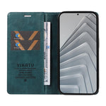 YIKATU For Xiaomi Redmi Note 14 4G (164.84mm) Wallet Case  YK-006 Magnetic Closure Leather Phone Cover Litchi Texture