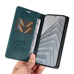 YIKATU For Xiaomi Redmi Note 14 4G (164.84mm) Wallet Case  YK-006 Magnetic Closure Leather Phone Cover Litchi Texture