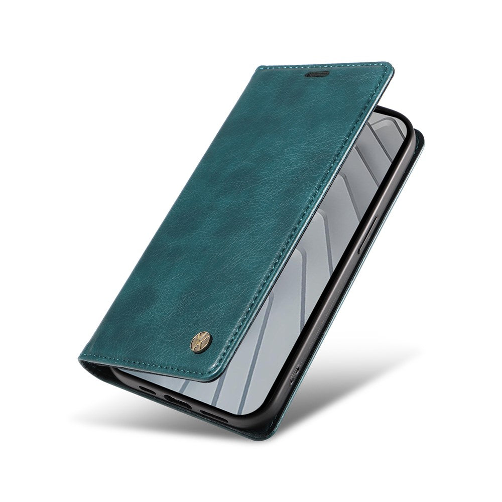 YIKATU For Xiaomi Redmi Note 14 4G (164.84mm) Wallet Case  YK-006 Magnetic Closure Leather Phone Cover Litchi Texture