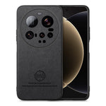 For Xiaomi 15 Ultra Leather Phone  Back Cover with Cloth Texture