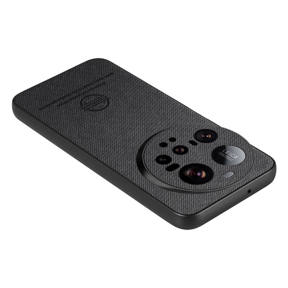 For Xiaomi 15 Ultra Leather Phone  Back Cover with Cloth Texture