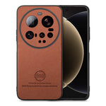 For Xiaomi 15 Ultra Leather Phone  Back Cover with Cloth Texture