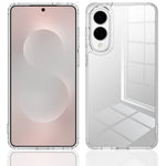 For Samsung Galaxy S25 Edge Clear Phone Case TPU+Acrylic Shockproof Phone Back Cover