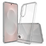 For Samsung Galaxy S25 Edge Clear Phone Case TPU+Acrylic Shockproof Phone Back Cover