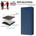 Oppo Reno13 F 5G (Reno 13 FS 5G) / 4G Läderfodral RINACASIS RC01 mobilskal med RFID-blockerande plånboksställ