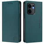 Oppo Reno13 F 5G (Reno 13 FS 5G) / 4G Läderfodral RINACASIS RC01 mobilskal med RFID-blockerande plånboksställ