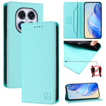 Läderfodral för Xiaomi Redmi Note 14 Pro 4G RINACASIS RC01 mobilskal med RFID-blockerande plånboksställ