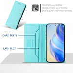 Läderfodral för Xiaomi Redmi Note 14 Pro 4G RINACASIS RC01 mobilskal med RFID-blockerande plånboksställ