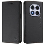 Läderfodral för Xiaomi Redmi Note 14 Pro 4G RINACASIS RC01 mobilskal med RFID-blockerande plånboksställ