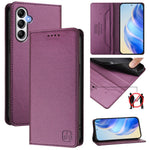 For Samsung Galaxy A55 5G Leather Case RINACASIS RC01 Phone Cover with RFID Blocking Wallet Stand