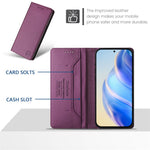For Samsung Galaxy A55 5G Leather Case RINACASIS RC01 Phone Cover with RFID Blocking Wallet Stand