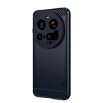 MOFI For Xiaomi 15 Ultra Back Cover  Brushed Texture Carbon Fiber Soft TPU Case