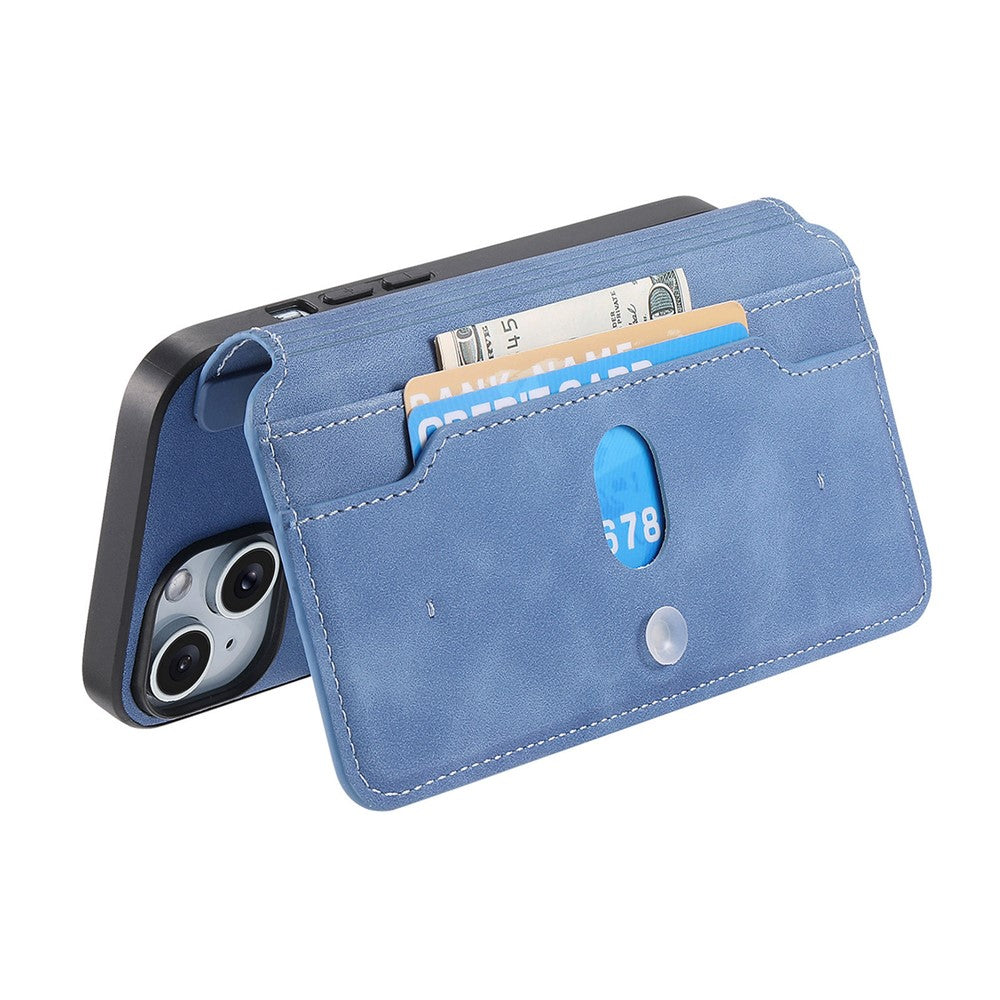 For iPhone 17e / 16e Leather Case Cross Texture Detachable Magnetic Phone Cover Wallet Stand