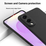 For Samsung Galaxy S25 Edge Liquid Silicone Case Phone Back Cover with Hand Strap