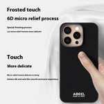 ABEEL For iPhone 16 Pro Max Case Compatible with MagSafe Printed PC TPU Aluminum Alloy Leather Phone Cover
