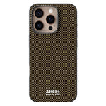 ABEEL For iPhone 16 Pro Max Case Compatible with MagSafe Printed PC TPU Aluminum Alloy Leather Phone Cover