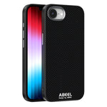 ABEEL For iPhone 17e / 16e Case Hidden Magnetic Printed PC TPU Aluminum Alloy Leather Phone Cover