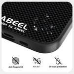 ABEEL For iPhone 17e / 16e Case Hidden Magnetic Printed PC TPU Aluminum Alloy Leather Phone Cover