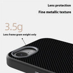 ABEEL For iPhone 17e / 16e Case Hidden Magnetic Printed PC TPU Aluminum Alloy Leather Phone Cover