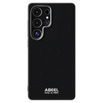 ABEEL Til Samsung Galaxy S25 Ultra Magnetisk Cover Trykt PC TPU Aluminium Legering Læder Telefoncover