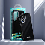 ABEEL Til Samsung Galaxy S25 Ultra Magnetisk Cover Trykt PC TPU Aluminium Legering Læder Telefoncover