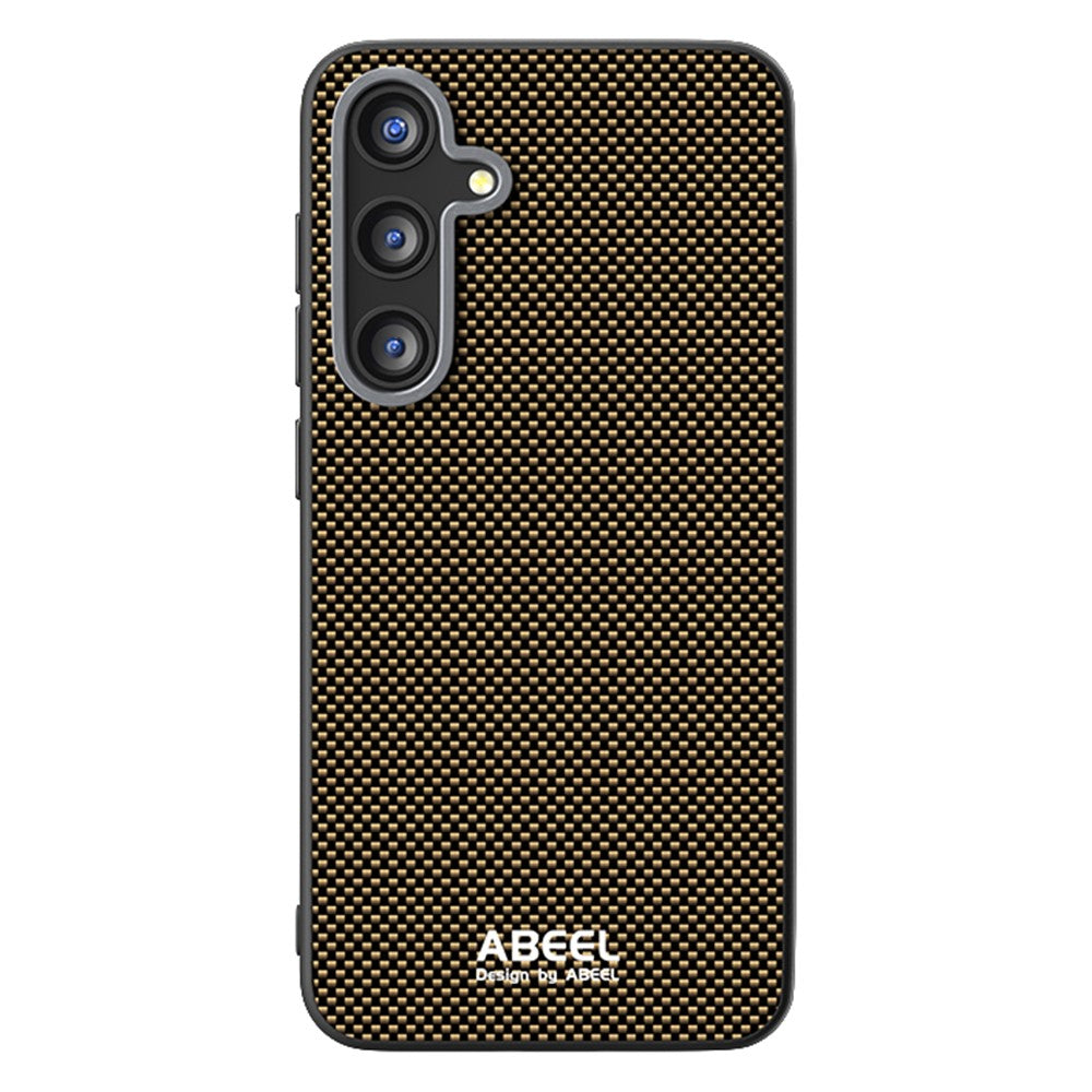 ABEEL For Samsung Galaxy S25+ Magnetic Case Printed PC TPU Aluminum Alloy Leather Phone Cover