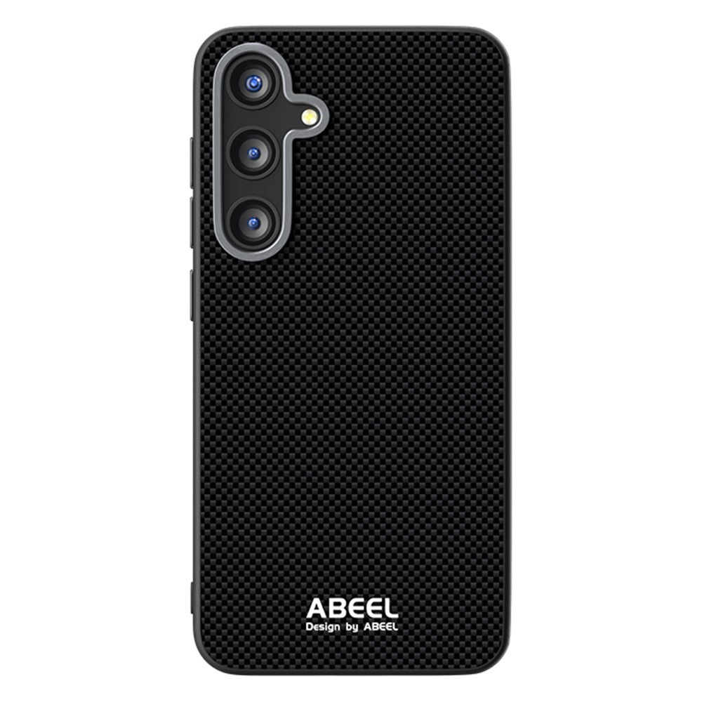 ABEEL Til Samsung Galaxy S25 Magnetisk Cover Trykt PC TPU Aluminiumslegering Læder Telefoncover