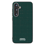 ABEEL Magnetiskt Skal För Samsung Galaxy S25 Tryckt PC TPU Aluminiumlegering Läder mobilskal