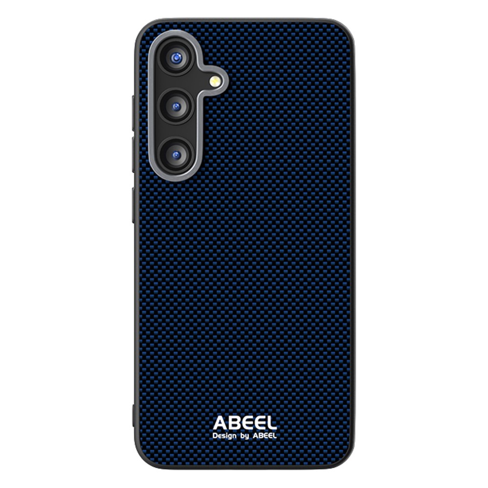 ABEEL Magnetiskt Skal För Samsung Galaxy S25 Tryckt PC TPU Aluminiumlegering Läder mobilskal