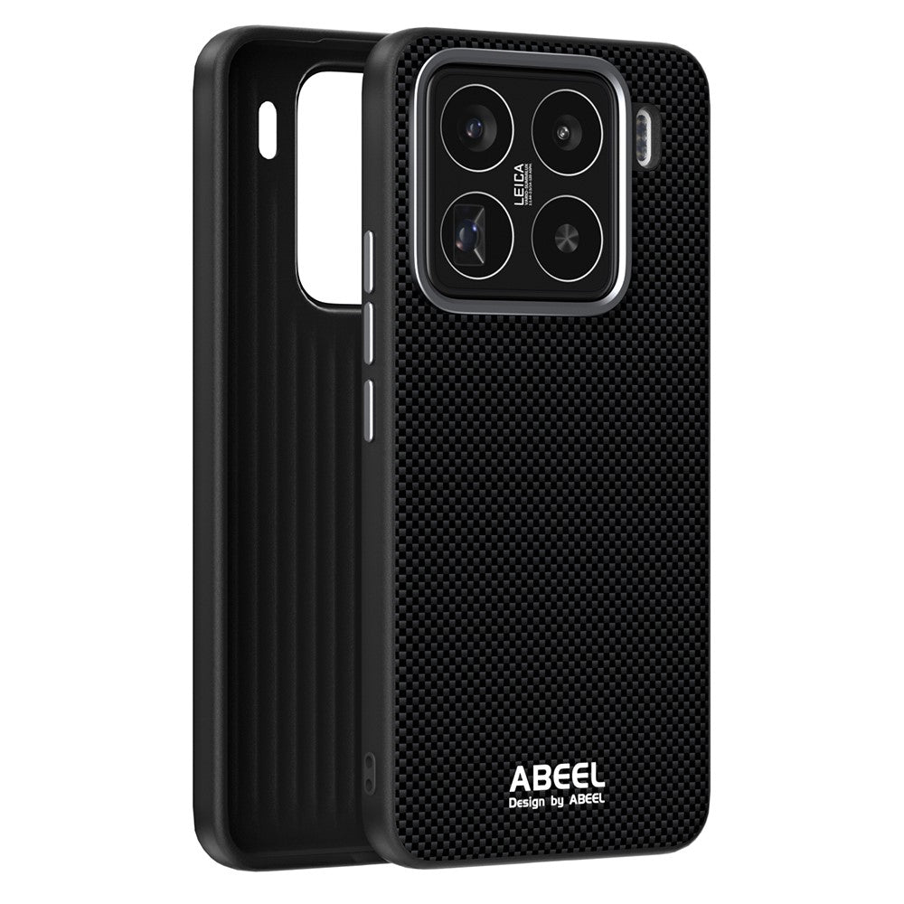 ABEEL For Xiaomi 15 Pro Magnetic Case Printed PC TPU Aluminum Alloy Leather Phone Cover