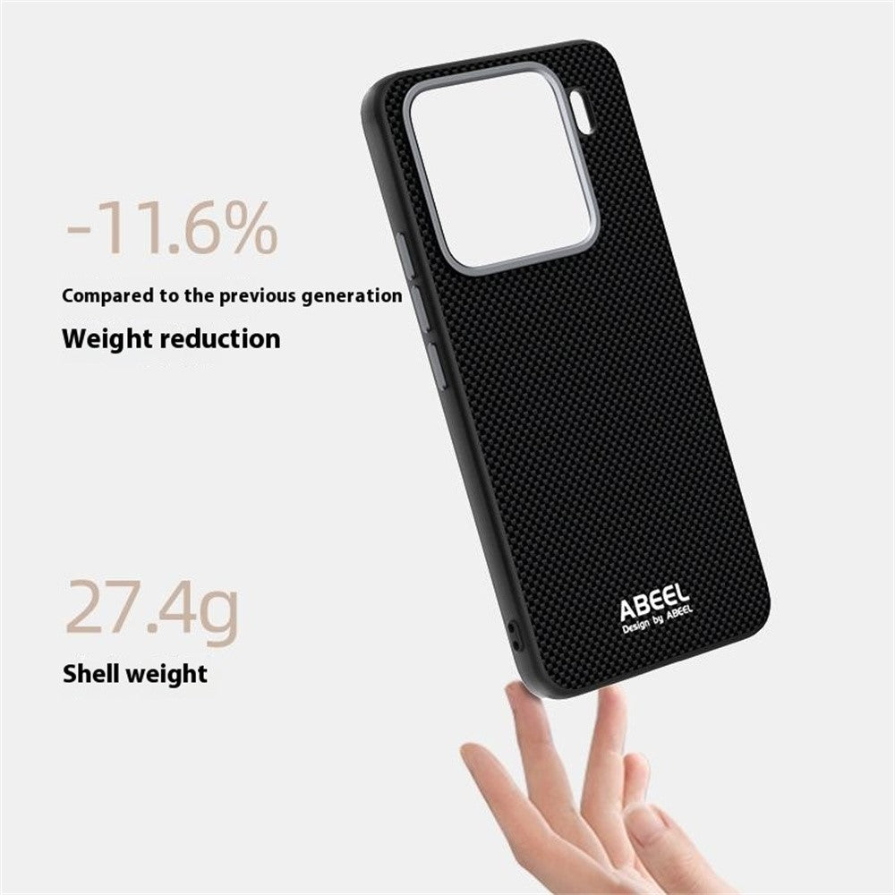 ABEEL For Xiaomi 15 Pro Magnetic Case Printed PC TPU Aluminum Alloy Leather Phone Cover