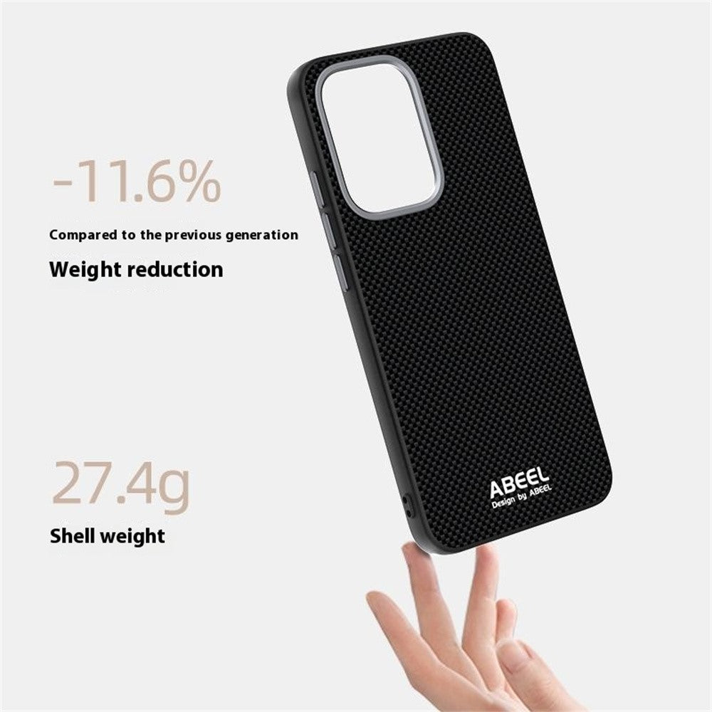 ABEEL För Oppo Reno13 5G (Global) Magnetiskt Skal Tryckt PC TPU Aluminiumlegering Läder mobilskal