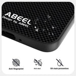 ABEEL För Oppo Reno13 5G (Global) Magnetiskt Skal Tryckt PC TPU Aluminiumlegering Läder mobilskal