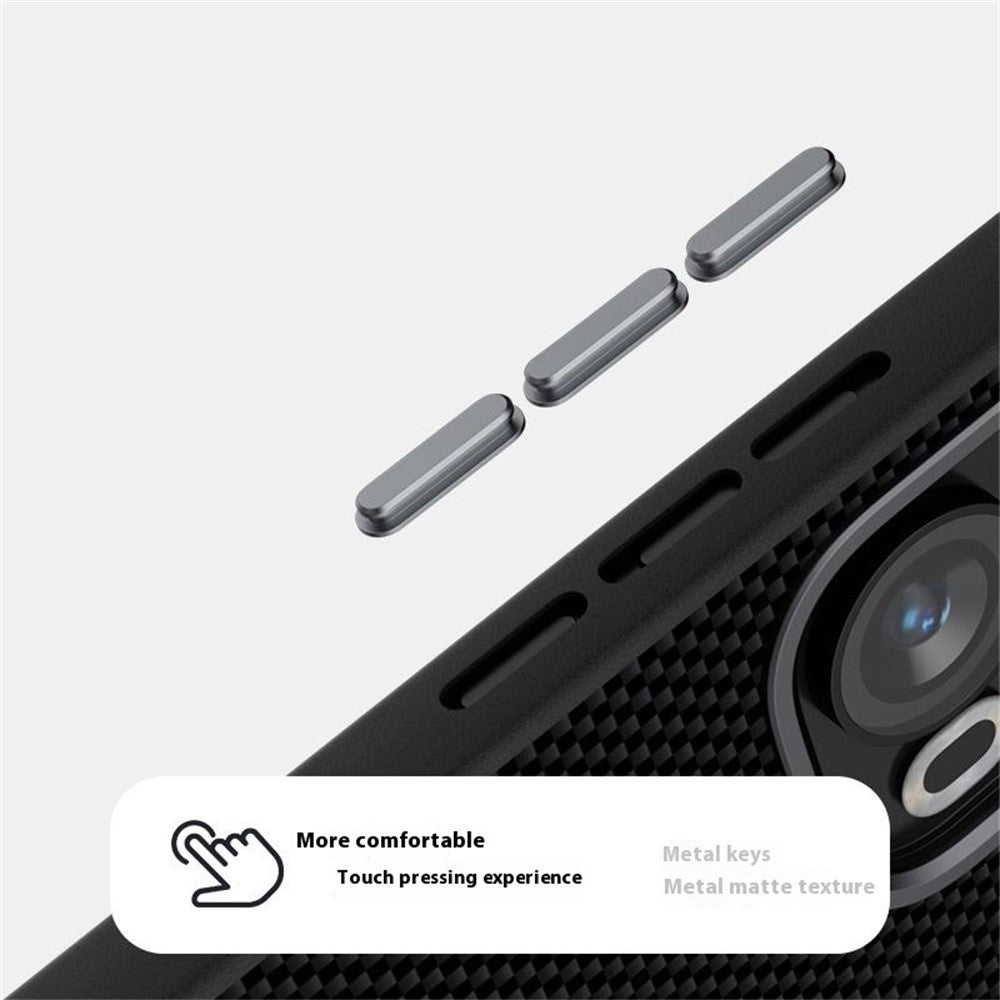 ABEEL För Oppo Reno13 5G (Global) Magnetiskt Skal Tryckt PC TPU Aluminiumlegering Läder mobilskal