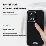 ABEEL För Oppo Reno13 5G (Global) Magnetiskt Skal Tryckt PC TPU Aluminiumlegering Läder mobilskal