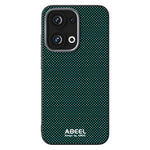 ABEEL För Oppo Reno13 5G (Global) Magnetiskt Skal Tryckt PC TPU Aluminiumlegering Läder mobilskal