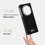 ABEEL För Oppo Find N5 5G Magnetiskt Skal Tryckt PC TPU Aluminiumlegering Läder mobilskal