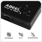 ABEEL För Oppo Find N5 5G Magnetiskt Skal Tryckt PC TPU Aluminiumlegering Läder mobilskal
