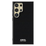 ABEEL Til Samsung Galaxy S24 Ultra Magnetisk Cover Trykt PC TPU Aluminiumlegering Læder Telefoncover