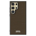ABEEL Til Samsung Galaxy S24 Ultra Magnetisk Cover Trykt PC TPU Aluminiumlegering Læder Telefoncover