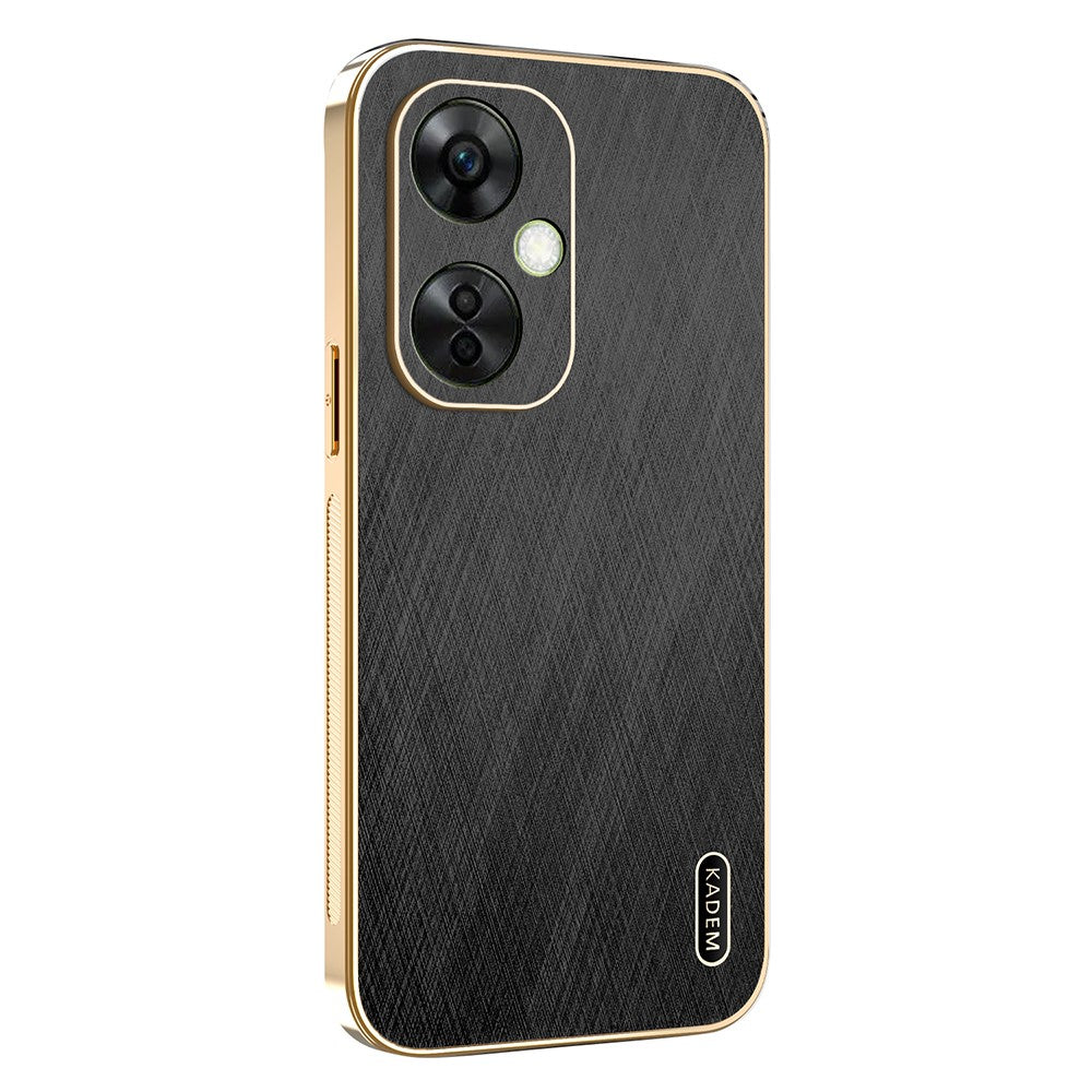KADEM For OnePlus Nord CE 3 Lite 5G / Nord N30 5G Case Electroplating Silk Texture PU + TPU Phone Back Cover
