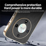 KADEM For Honor X9b 5G / Magic6 Lite 5G Case Electroplating Silk Texture PU + TPU Phone Back Cover