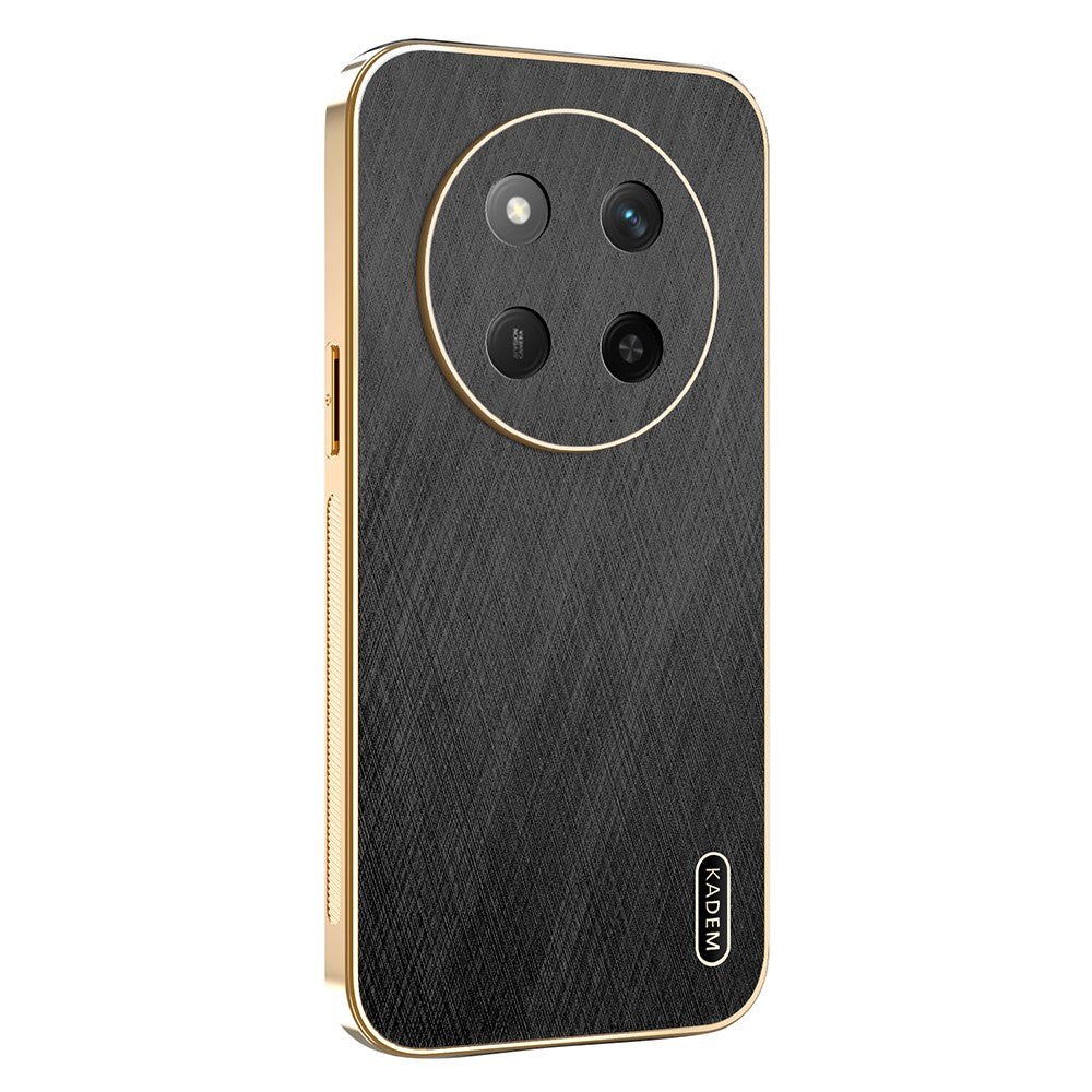 KADEM Phone Case For Honor X60 Pro 5G / X9c 5G / Magic7 Lite 5G Electroplating Silk Texture PU + TPU Back Cover